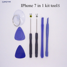7 em 1 kit de ferramentas de reparo do telefone móvel spudger pry ferramenta de abertura ferramentas de reparo lcd com 0.8mm \ 1.5mm chaves de fenda para a série do iphone 2024 - compre barato