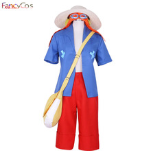 Película de una pieza para Halloween: Mono Cosplay del mundo fuerte D. Disfraz de Luffy para adultos, disfraz de película de alta calidad, Deluxe Cust 2024 - compra barato