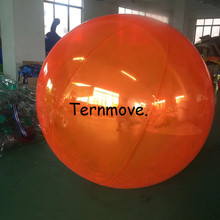 Colgante globo inflable para la decoración de la fiesta de concierto/exposición/eventos muestra la decoración de la ventana Bola de pvc naranja 2024 - compra barato
