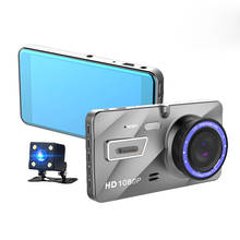 Original Dual Lens Car DVR Camera 4.0inch IPS Full HD 1080P Touch Screen Mirror Night Vision Video Recorder Park Monitor 2024 - buy cheap