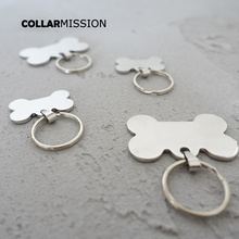 10pcs/lot Wholesale high quality simple bone sharp dog id tag blank can crave phone number nameplate pet id tag DIT-036 2024 - buy cheap