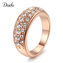 Round Anilos rose gold color ring wedding engagement jewelry rings punk bague for women fashion bijoux accessories anel hot KDR7 2024 - buy cheap