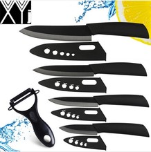 ceramic knife set 6 inch 5 inch 4" 3" knife colorful ABS handle kitchen knives with zirconia sheath cooking tools + peleer 2024 - buy cheap