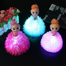 Luminous  Doll Colorful LED Glowing Children Toys for Girl Kidz Birthday Gift  Wedding Doll  Christmas Toys Light Up Toys 2024 - buy cheap