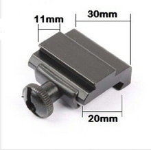 Scope Mount Rail 20MM Dovetail to 10MM/11MM Picatinny Weaver Adapter Base Scope Mounts Accessories 2024 - buy cheap