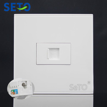 SeTo 86 Type RJ45 Cat6 Gigabit Network Lan Outlet Wall Plate Socket Keystone Faceplate 2024 - buy cheap
