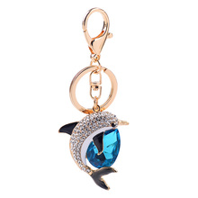 Llavero con forma de pez para mujer, colgante de cristal exquisito, llavero con anilla para bolso, accesorio de llavero, gran oferta, CH3531 2024 - compra barato
