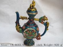 Exquisite Chinese Classical Colorful Cloisonne Eight Immortals Statue Teapot 2024 - buy cheap