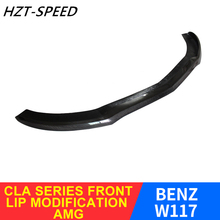 2014 - 2016 Car Protector Bumper Front Lip for BENZ CLA Class W117 Pre-Sports Modified AMG Style Carbon Fiber Car Front Lip 2024 - buy cheap