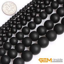 Natural Stone Round Balck Brazil Agates Beads For Jewelry Making Strand 15 Inch DIY Bracelet Necklace Jewelry Bead 6mm 8mm 10mm 2024 - buy cheap