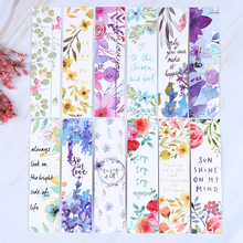 Beautiful Flowers Bookmarks Message Cards Book Notes Paper Page Holder for Books School Office Supplies Stationery 30Pcs/set 2024 - buy cheap