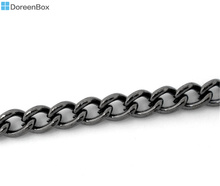 Doreen Box Lovely 10M Gunmetal Curb Chains Findings 4x3mm (B05744) 2024 - buy cheap