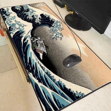 Mairuige 90X40CM Great Wave  Mouse Pad Large Lock Edge Mouse Mat Desk Mats Big Mousepads Gaming Rug XL for Office Work/ Gaming 2024 - buy cheap