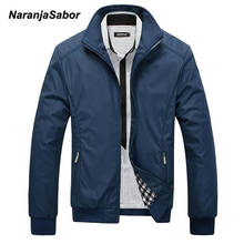 NaranjaSabor Men's Brand Clothing 2020 Spring Men's Casual Jackets Men Slim Coats Male Windbreaker Mens Autumn Coats Outwear 5XL 2024 - buy cheap