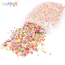 Colorful Foam Beads Charms Filler Slime Supplies Balls Addition for Slime Tiny Snow Mud Particles Antistress Accessories Toys 2024 - buy cheap
