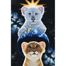 DIY Diamond Embroidery lovely little tiger Full Square/round Diamond Painting Cross Stitch Kit  Mosaic Home Decor 2024 - buy cheap