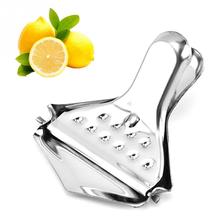 Exprimidor de limón de acero inoxidable, herramienta multifuncional para cocina, exprimidor de zumo de frutas, mango rápido 2024 - compra barato