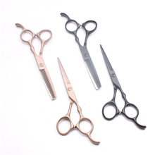 C9030 5.5'' Customized Logo Hairdressing Cutting Shears Thinning Scissors Hair Styling Tools Professional Human Hair Scissors 2024 - buy cheap