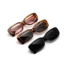MINCL 2019 New Square Sunglasses Women Brand Design Retro leopard Frames Colorful Fashion Rectangle Sun Glasses Men UV400 NX 2024 - buy cheap