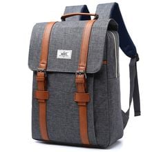 Large Capacity Laptop Backpack Vintage Men Women Canvas Backpacks School Bags Fashion Men Backpack Teenagers School Bag 2024 - buy cheap