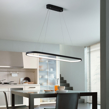 VEIHAO современный минималистичный светодиодный Люстра для гостиной столовой кухни кафе украшение люстра бесплатная доставка белый черный 2024 - купить недорого