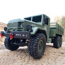 WPL RC Truck 1/16 2.4G 6WD RC Crawler Off Road Car 1:16 Mini Off-Road RC Military Truck RTR Four-Wheel Drive Boy Toys Kids Gift 2024 - buy cheap