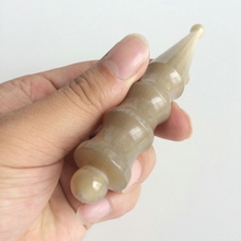 Authentic White Buffalo Horn Point Pen Acupuncture Cone Acupressure Care Tool Multi Function Massage Eye Rib Bar Facial Beauty 2024 - buy cheap