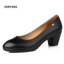 Hot New Large Size Shallow Mouth Women High Heel Shoes 2021 Black Work Shoes Women Pumps Non-slip Comfort Fashion Shoes Woman 2024 - buy cheap