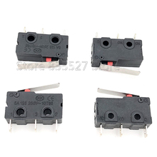 500PCS/LOT three feet 3 foot pin medium micro switch KW11-3Z-2 straight shank tripod 5A 125 250VAC contact switch 2024 - buy cheap