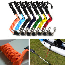 Elastic Coiled Cord Lanyard SUP Paddle Leash for Kayak Canoe Rowing Boat 2024 - buy cheap