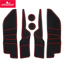 Smabee Anti-slip Gate slot mat For Ford Mondeo 2007 - 2012 MK4 2008 2009 2010 2011 Rubber Cup Holders Non-slip mats Accessories 2024 - buy cheap
