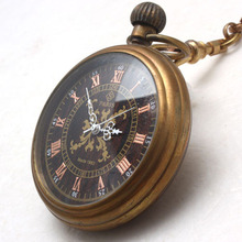 wholesale 1882 PARIS Brass Case Antique Mechanical Pocket Watch 2024 - buy cheap