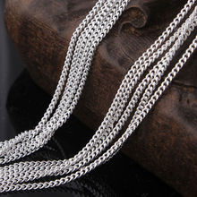 wholesale silver plated Grinding chain for pendant 16 18 20 22 24inch 26inch 28inch 30 inch necklace cheap costume accessories 2024 - buy cheap