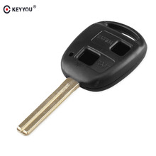 KEYYOU New Replacement Housing Shell Remote Key Case Fob 2 Button For Lexus RX300 ES300 Uncut Blade TOY48 40MM 2024 - buy cheap