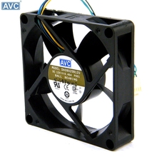 Wholesale  For AVC DA08020B12U 8cm 8020 80*80*20mm 12V 0.46A  4-line PWM Tempreture Control CPU chassis cooling fan 2024 - buy cheap