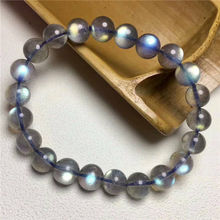 Genuine Natural Moonstone Blue Light stone Beads Bracelet AAAA 8.8-9mm 2024 - buy cheap
