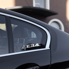 2 шт./лот M power performance E28 E30 E34 E36 E39 E46 E60 E61 E62 E90 E91 E92 логотип автомобиля наклейка на окна для BMW M Логотип автостайлинг 2024 - купить недорого