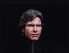 1/6 Scale Custom Han Solo Harrison Ford Head Sculpt For Hot Toys Phicen in stock 2024 - buy cheap