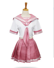 El destino de la Gran Orden apócrifos jinete Astolfo, Asutorufo JK uniforme escolar de marinero traje Tops y falda traje Anime Cosplay disfraces 2024 - compra barato