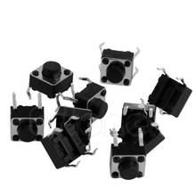 10pcs Tactile Push Button Switch Tact Switch for Arduino 4P DIP 6X6X5mm 2024 - buy cheap