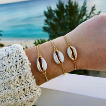 New Fashion Bracelet Lady's Drip Shells One Bracelet Personality Selling Gold Bracelet Joker Accessories Wholesale 2024 - buy cheap