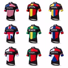 Spain 2021cycling jersey Men Mountain Bike jersey Pro MTB Bicycle Shirts Short sleeve Team Road Tops Summer Colombia Russia red 2024 - buy cheap