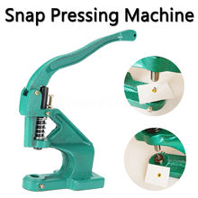 Newest Manual Hand Pressure Snap Pressing Machine Clamp Snap Clip On Tool Metal Green HPressing Button Snap Pressing Machine 2024 - buy cheap