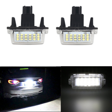 Luces LED de LED para matrícula de coche Canbus blancas para Toyota Corolla, Yaris, Camry, 12V, 6000k, 2 uds. 2024 - compra barato