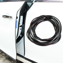 Защита для края двери автомобиля 5 м Защита от царапин резиновая уплотнительная отделка Литье Авто Стайлинг для Audi для BMW для VW для Ford SUV 2024 - купить недорого