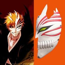 Отбеливающая маска для косплея Kurosaki Ichigo bankai (белая), аксессуары для косплея для мужчин, маска для вечевечерние НКИ на Хэллоуин 2024 - купить недорого