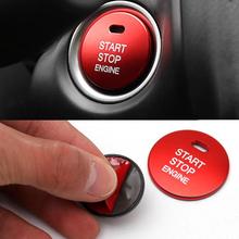 Five Color Auto Accessorie Aluminum Car Engine START STOP Button Switch Replace Cover Trim Cap Sticker for Mazda3 Axela CX-3/4/5 2024 - buy cheap