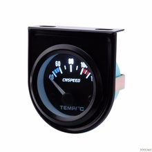 1 комплект 52 мм черный Автомобильный цифровой светодиодный датчик температуры воды 40-120 градусов 2024 - купить недорого