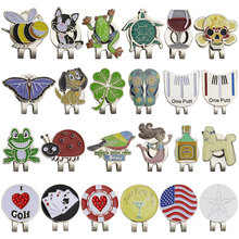 3 pcs/lo Multi Kinds of Golf Ball Markers Plus Golf  Hat Clips,  (Flag,Animal,Cloth Kinds) 2024 - buy cheap