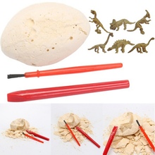 DIY Dinosaur Egg/ Digging Fossils Excavation Toys Kit Archaeology Educational for Children Model Statue Crafts Ornament Decro 2024 - buy cheap